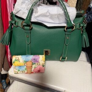 Green Leather Handbag